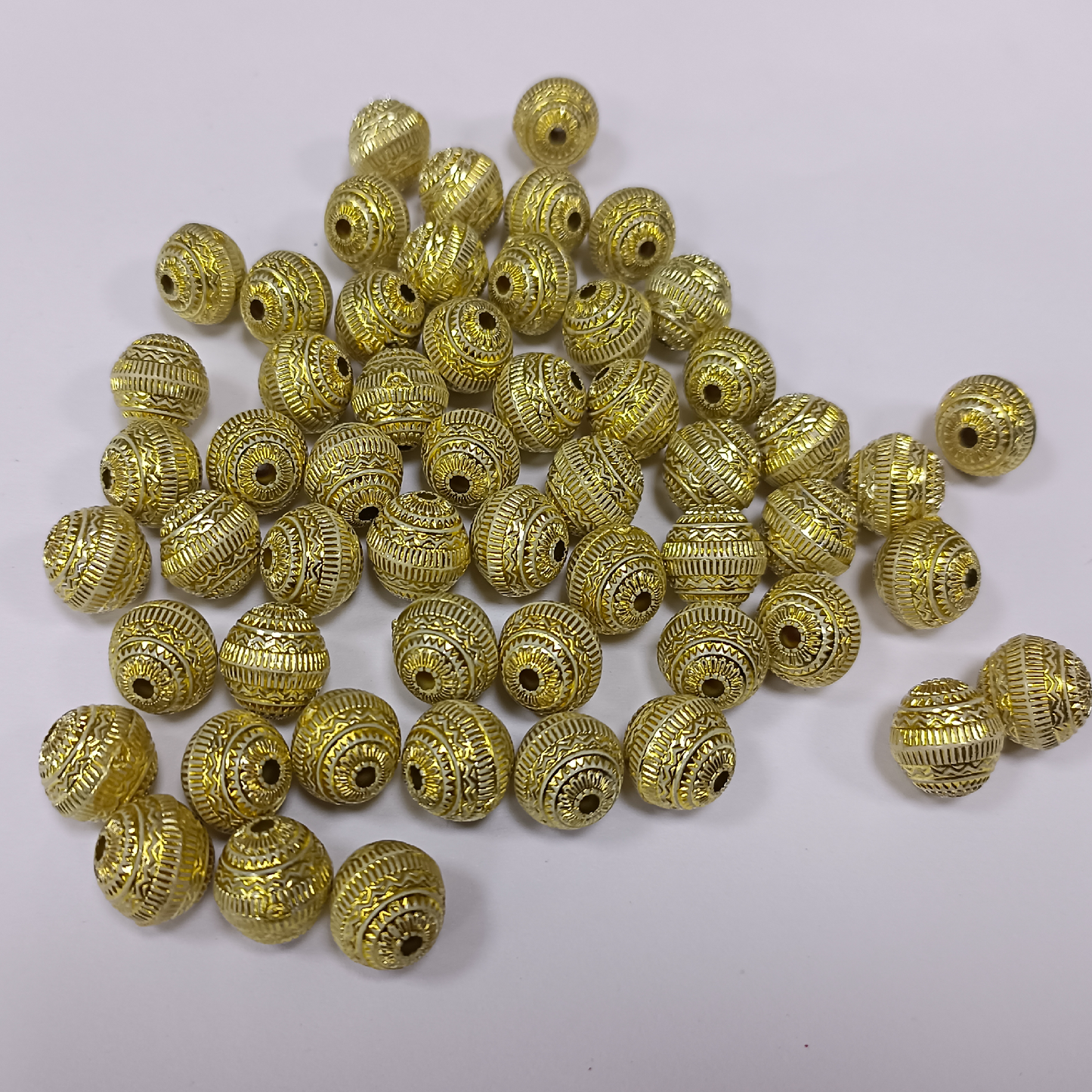 ACRYLIC BEADS BALLS 10MM PACK OF 10 PIECES