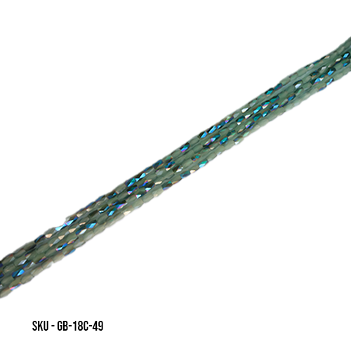 18 Cut GLASS BEADS