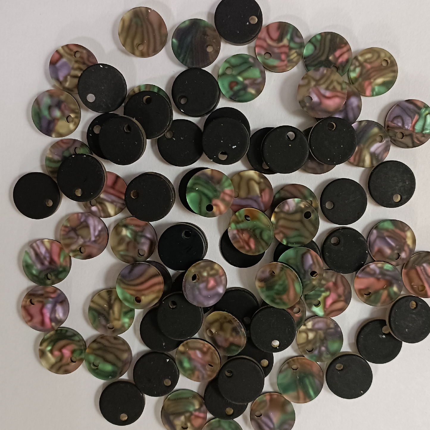 ACRYLIC EAR HOOPS (1 PAIR)