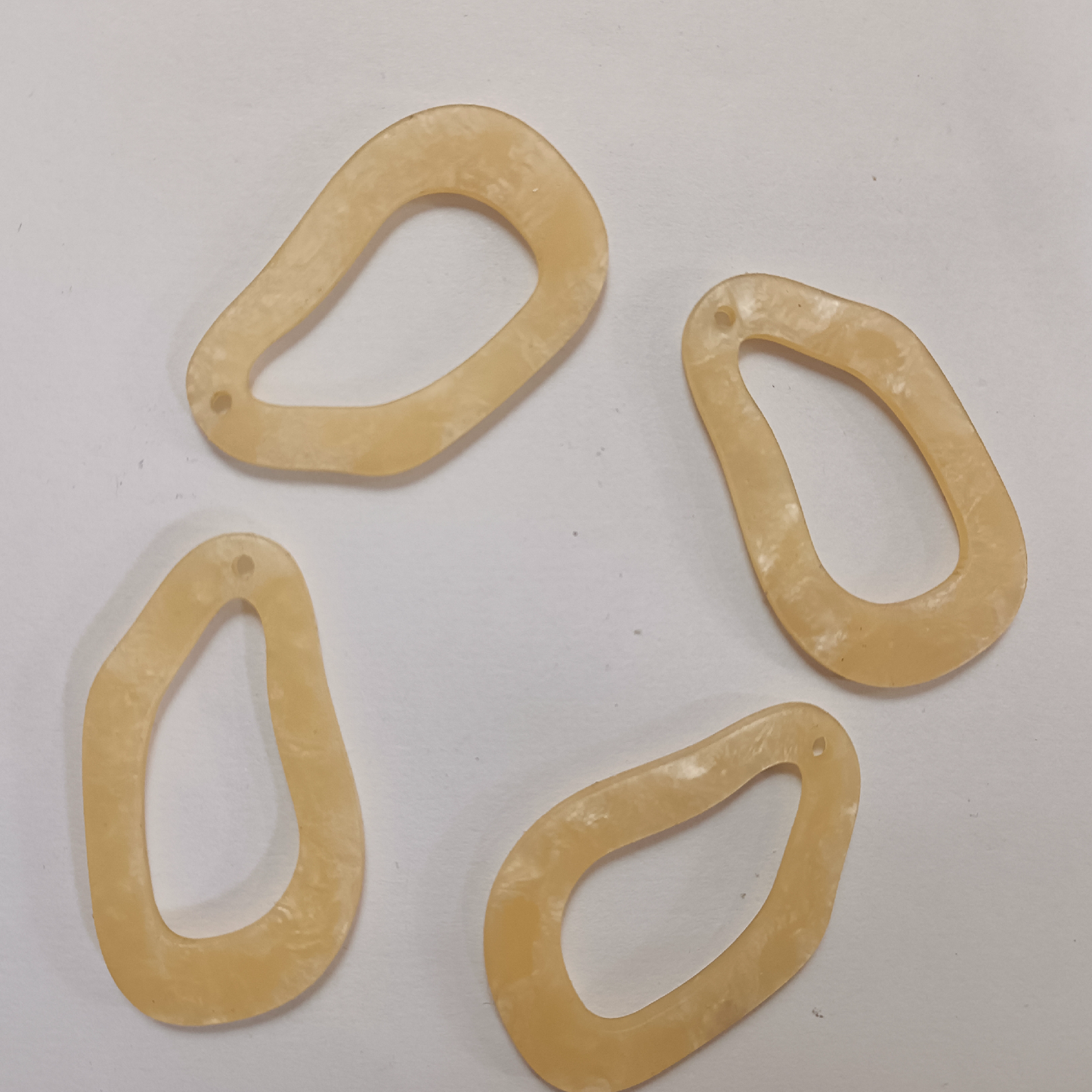 ACRYLIC EAR HOOPS (1 PAIR)