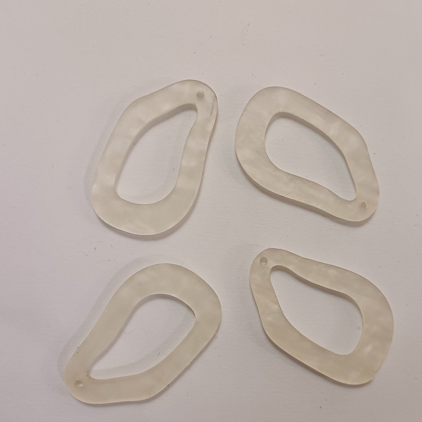 ACRYLIC EAR HOOPS (1 PAIR)