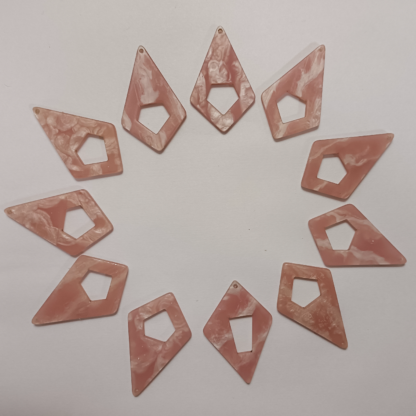 ACRYLIC EAR HOOPS (1 PAIR)