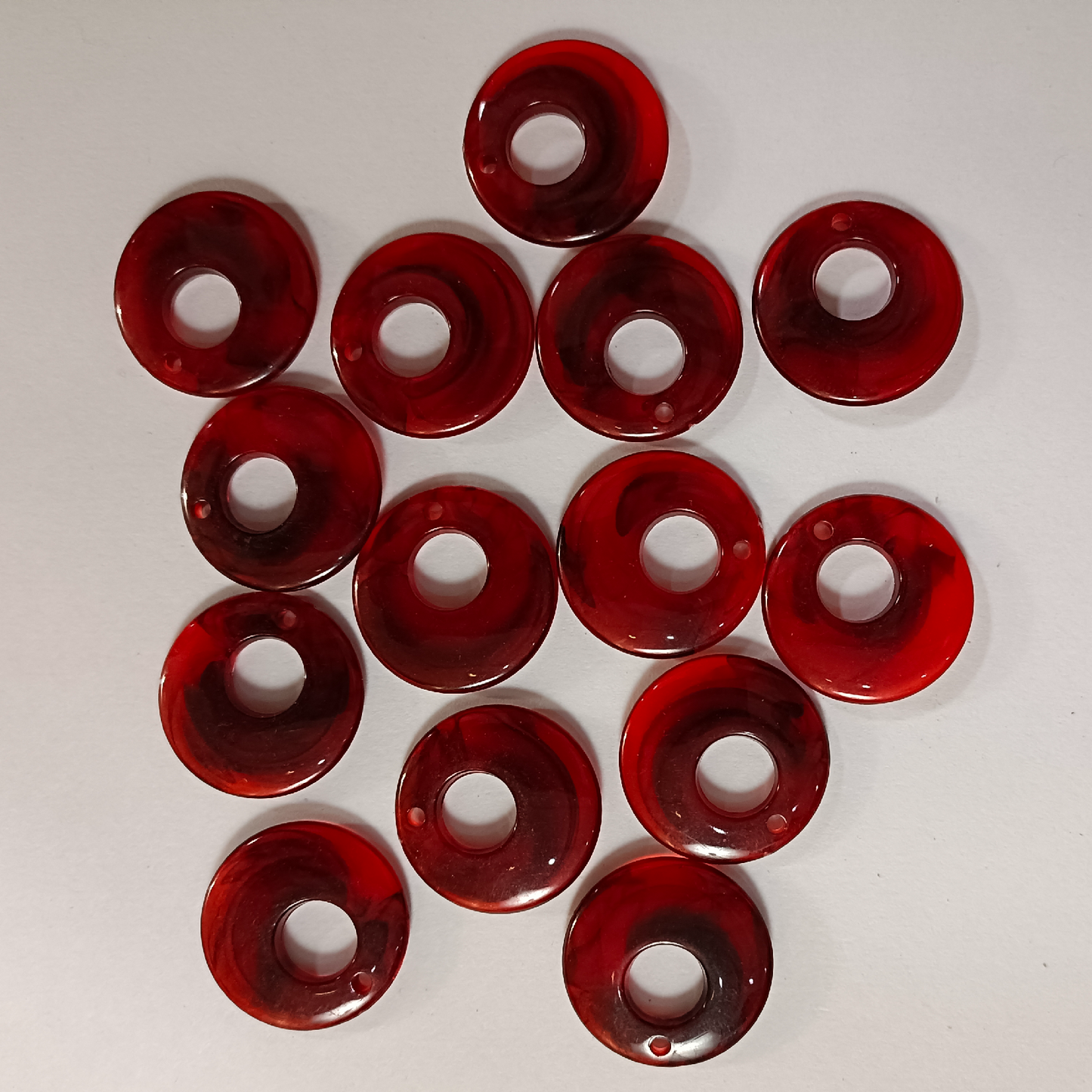 ACRYLIC EAR HOOPS (1 PAIR)