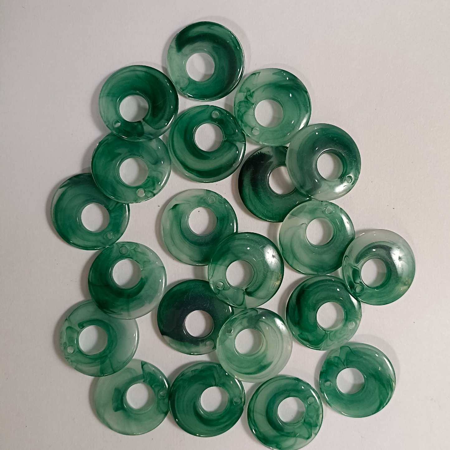 ACRYLIC EAR HOOPS (1 PAIR)