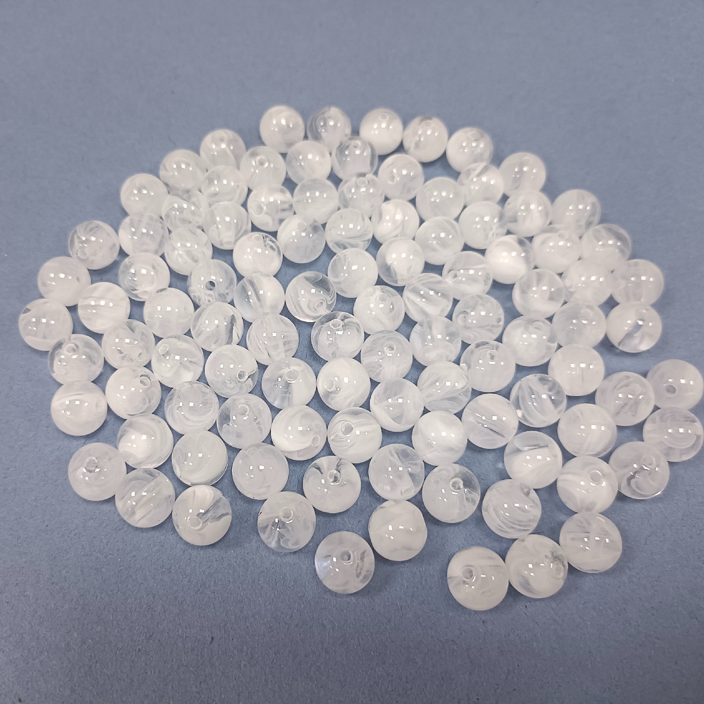 ACRYLIC BEADS BALLS 10MM PACK OF 10 PIECES