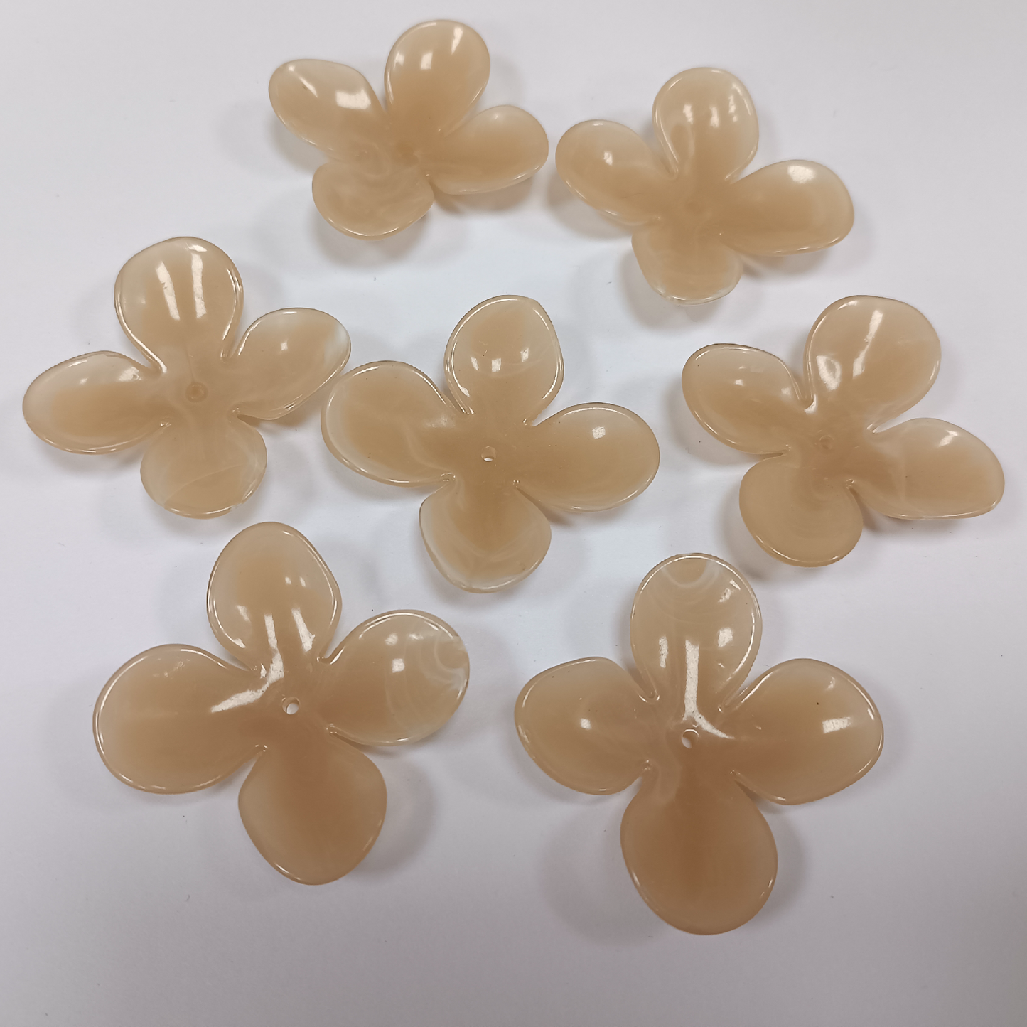 JEWELLERY FINDING ACRYLIC HOOPS PER PAIR