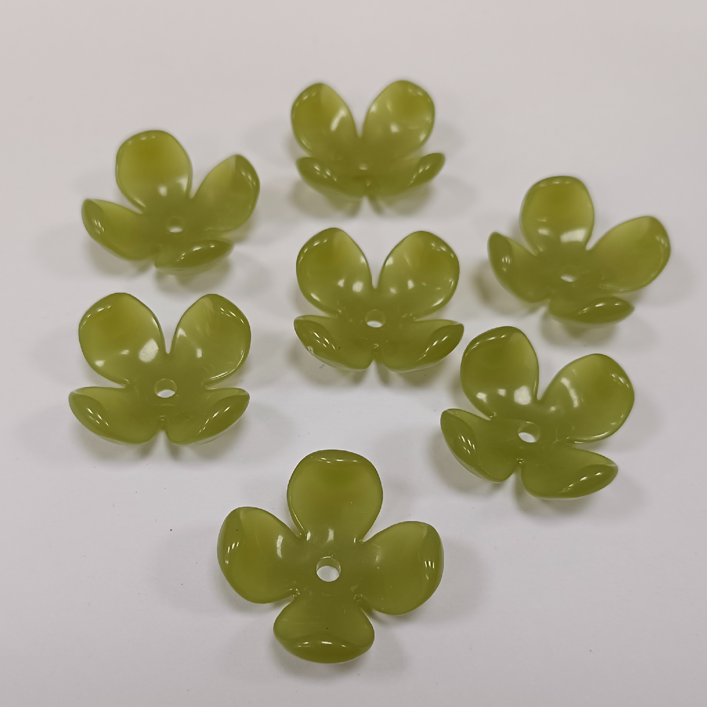 JEWELLERY FINDING ACRYLIC HOOPS PER PAIR