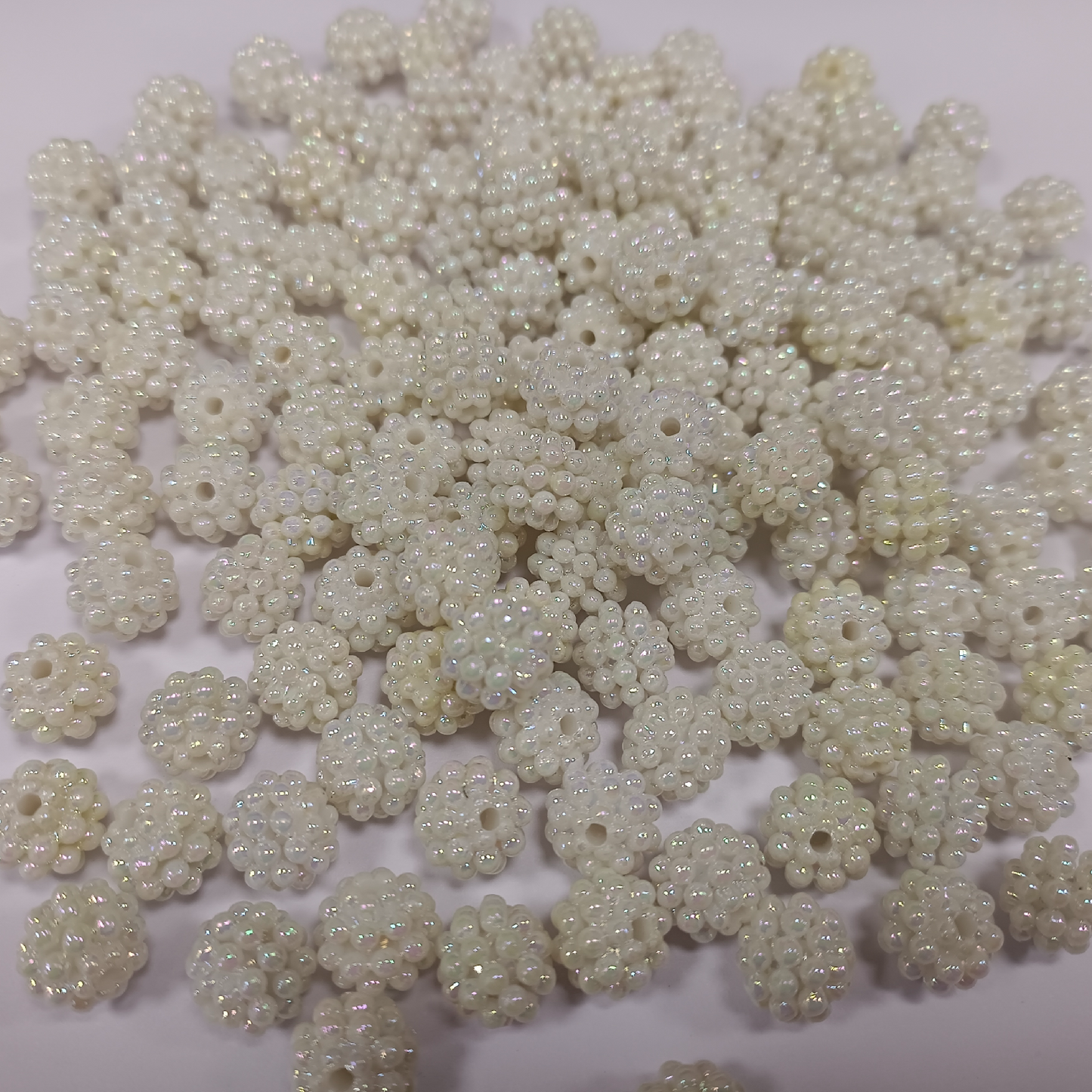 ACRYLIC BEADS BALLS 10MM PACK OF 10 PIECES