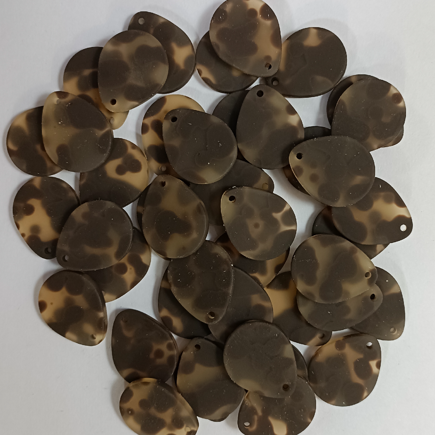 ACRYLIC EAR HOOPS (1 PAIR)