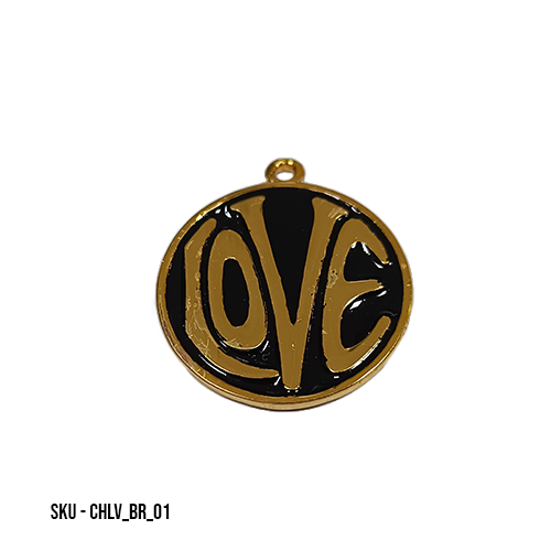 BRASS LOVE SHAPE (PER PIECE)