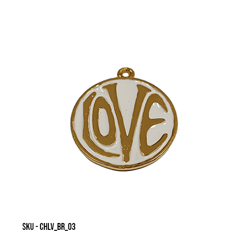 BRASS LOVE SHAPE (PER PIECE)