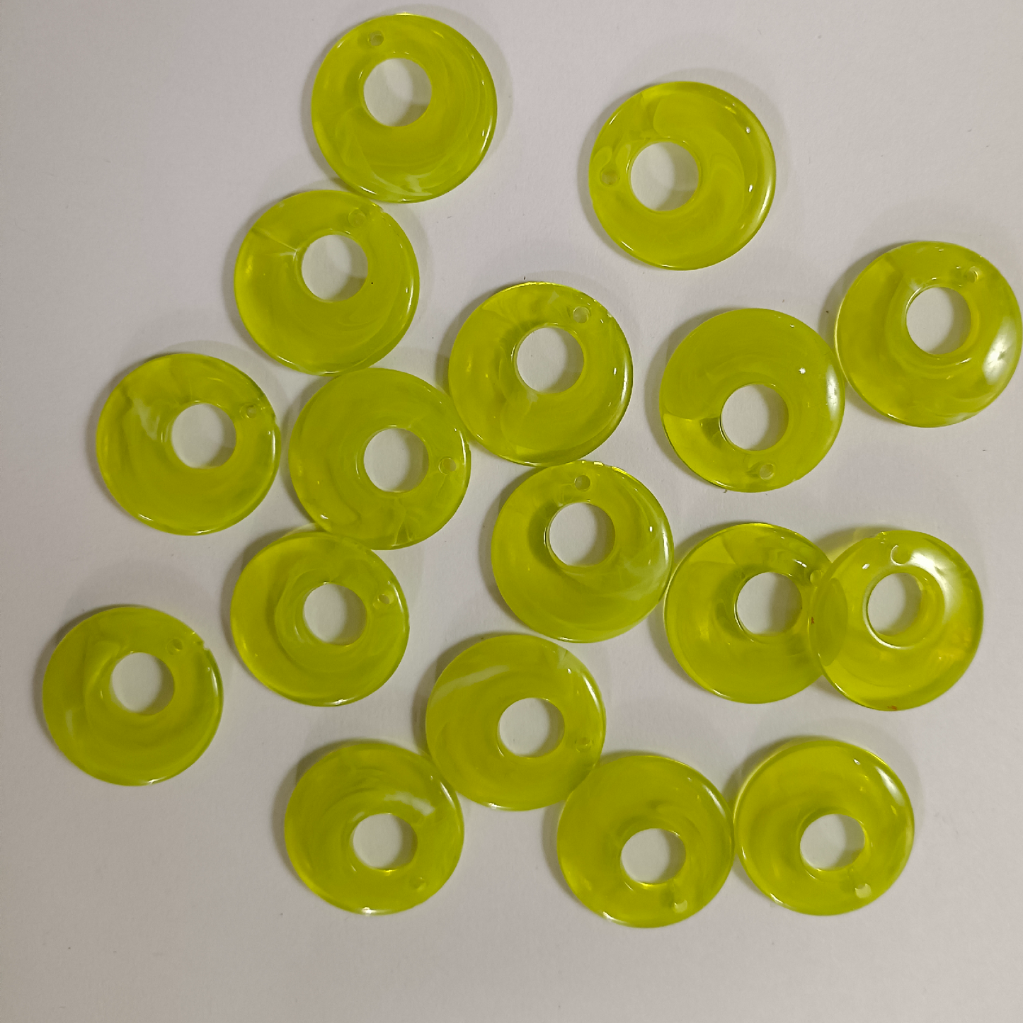 ACRYLIC EAR HOOPS (1 PAIR)