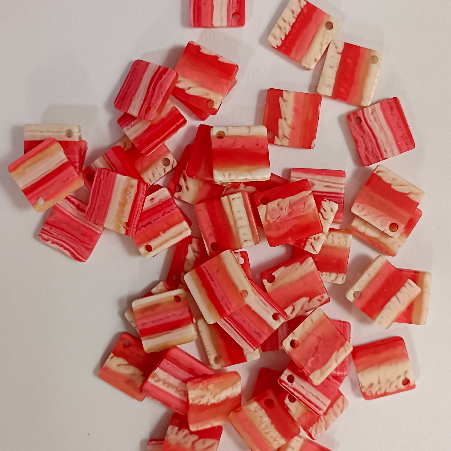 ACRYLIC EAR HOOPS (1 PAIR)