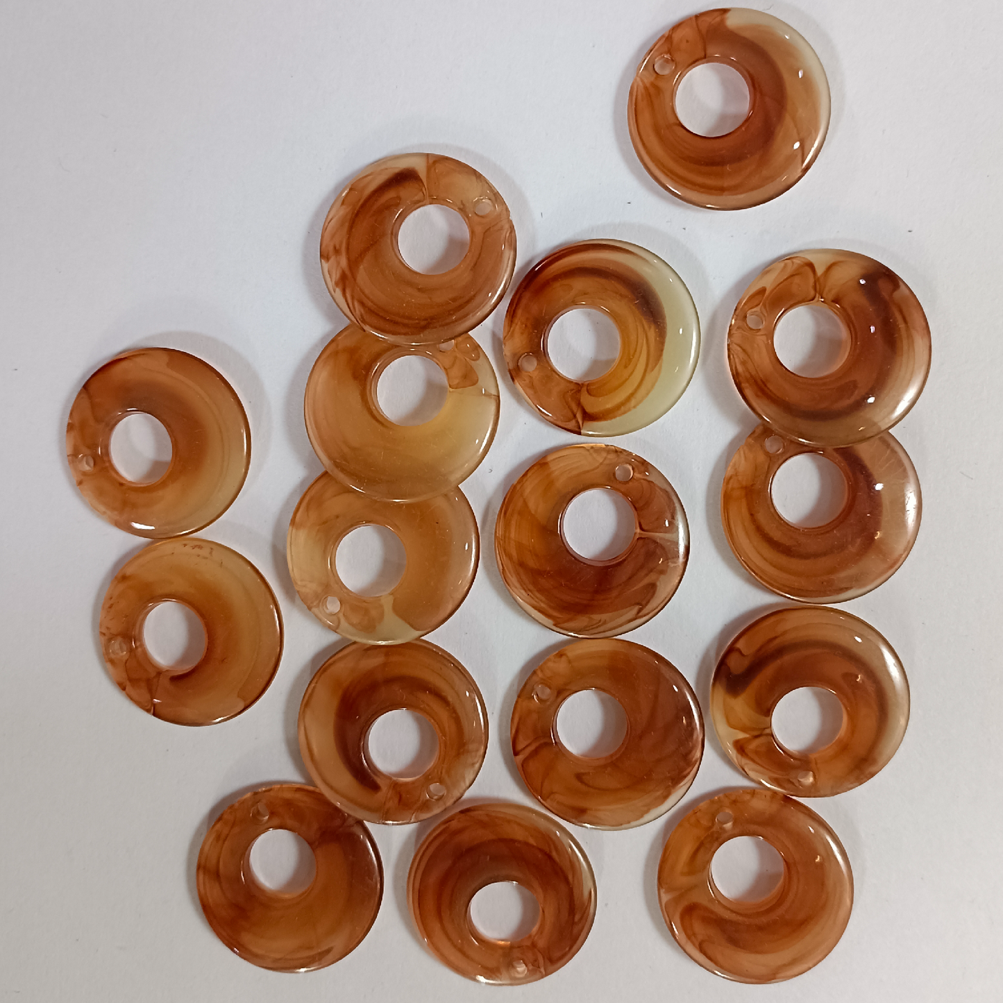 ACRYLIC EAR HOOPS (1 PAIR)