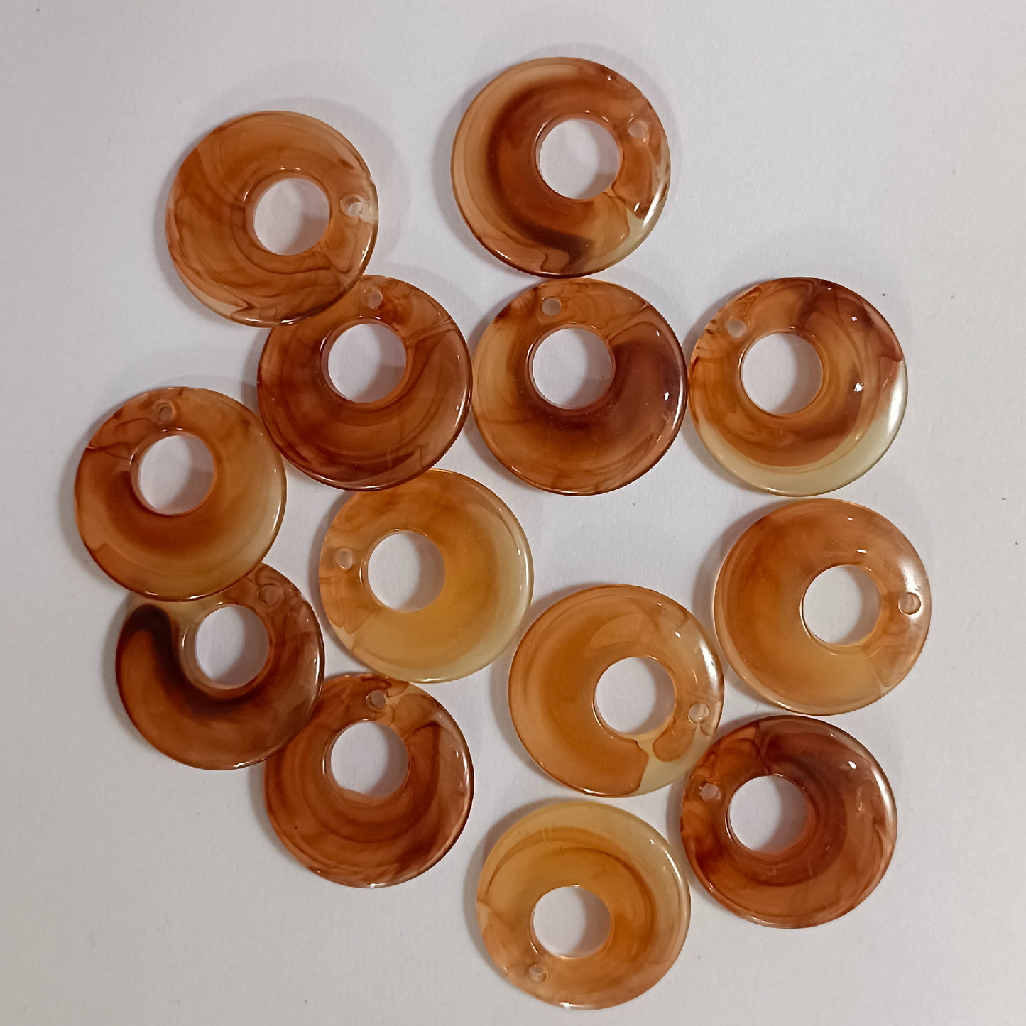 ACRYLIC EAR HOOPS (1 PCS)