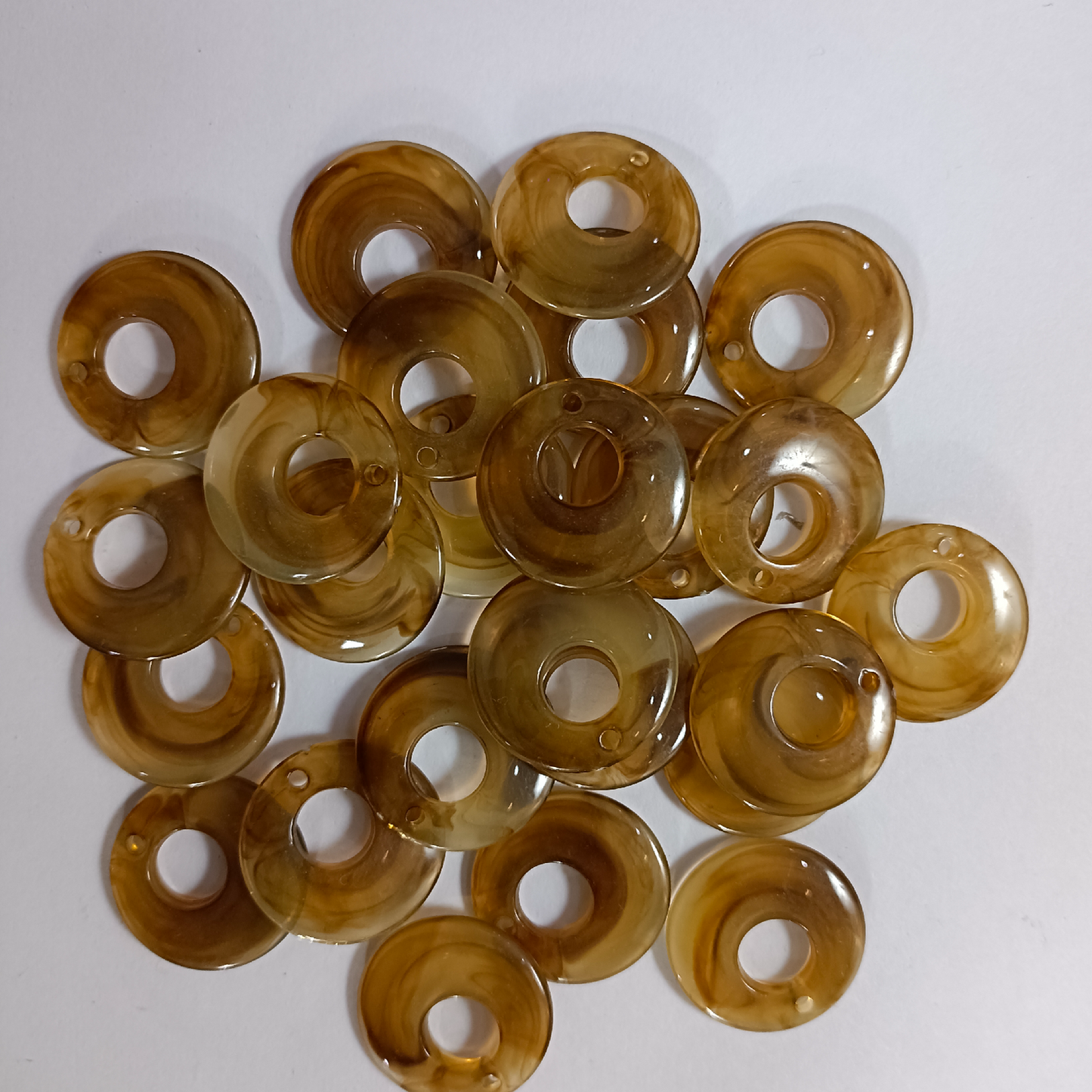 ACRYLIC EAR HOOPS (1 PAIR)