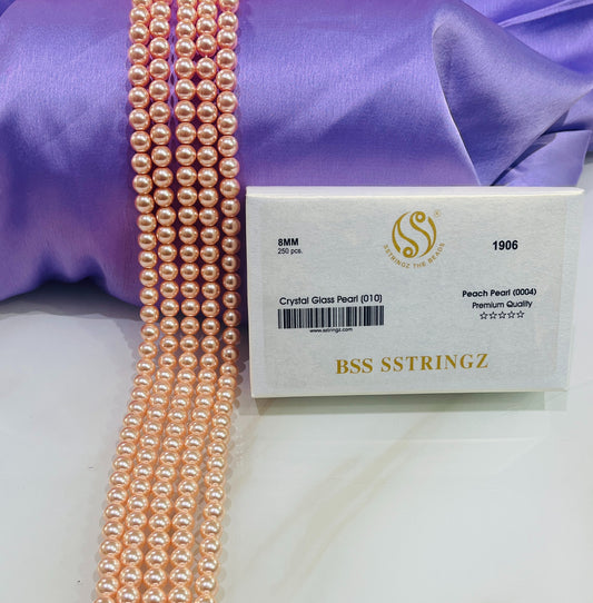 BSS SSTRINGZ PEACH PEARL 8MM