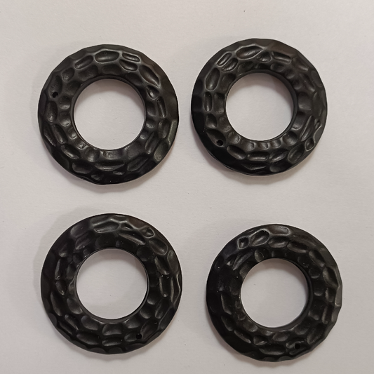 ACRYLIC EAR HOOPS (1 PAIR)