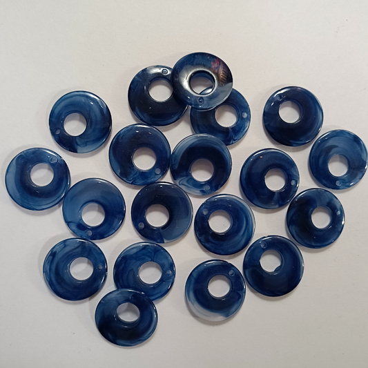 ACRYLIC EAR HOOPS (1 PAIR)