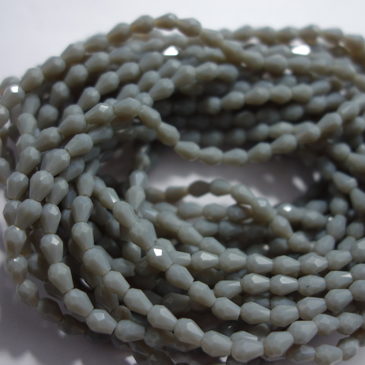 DROP GLASS BEADS (PER STRING)