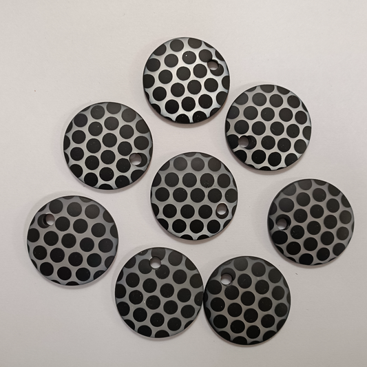 ACRYLIC EAR HOOPS (1 PAIR)