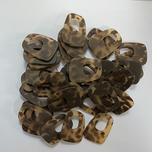 ACRYLIC EAR HOOPS (1 PAIR)