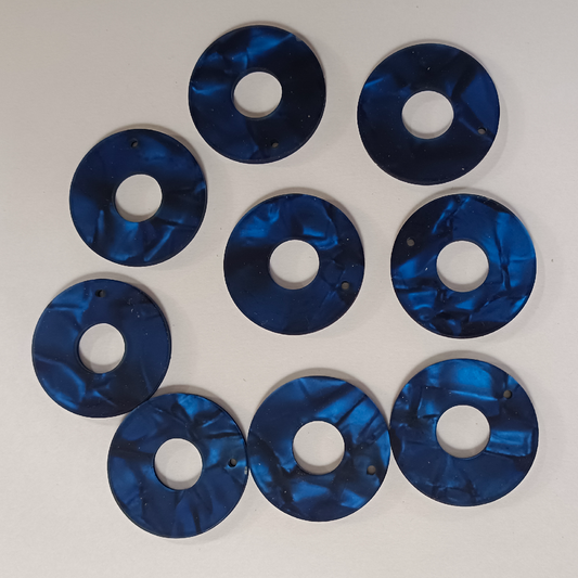 ACRYLIC EAR HOOPS (1 PAIR)