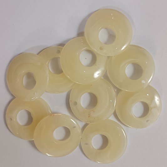 ACRYLIC EAR HOOPS (1 PAIR)