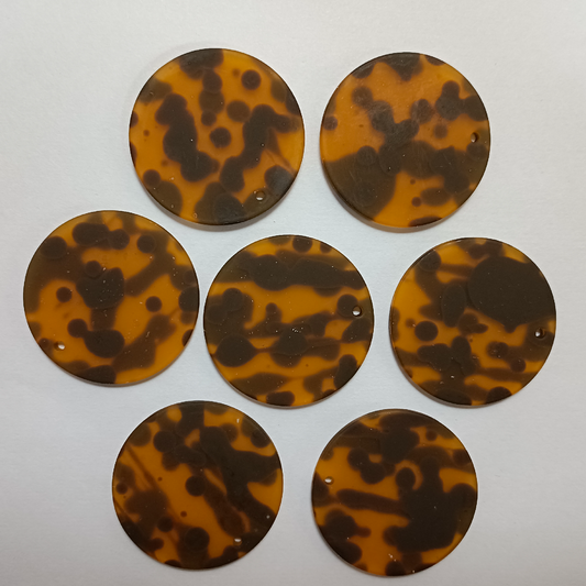 ACRYLIC EAR HOOPS (1 PAIR)