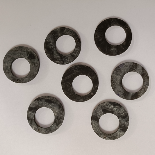 ACRYLIC EAR HOOPS (1 PAIR)