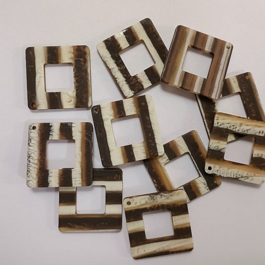 ACRYLIC EAR HOOPS (1 PAIR)