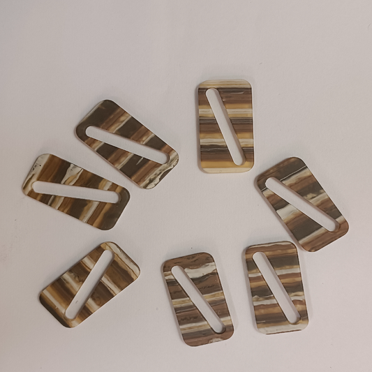 ACRYLIC EAR HOOPS (1 PAIR)