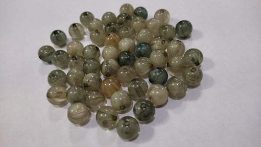 ACRYLIC BEADS BALLS  PACK OF 10 PIECES